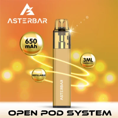 Оптом I Vape 2024 Asterbar M3 Pod 3 мл Open Pod Система легко Добавьте собственный сок с помощью светодиодного индикатора