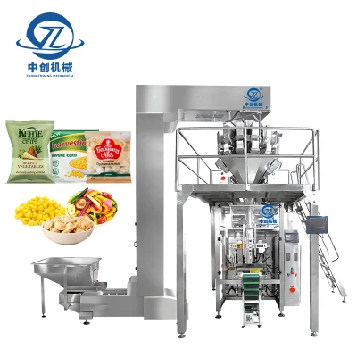 Механизм Zhongchuang пользовательских автоматическая сборных овощей насадка кукуруза перепелиные яйца Быстрозамороженные пельмени Granuler упаковочные машины