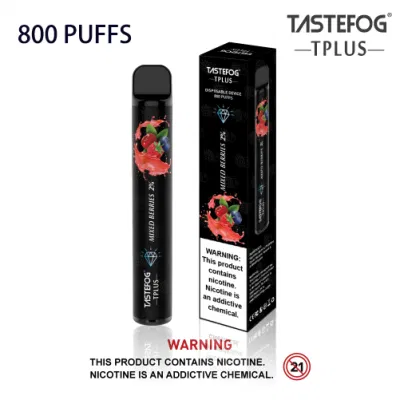  Одноразовый карандаш для пэда Vape Tplus 800 Puff Hookah Pen 3 мл E-Liquid Factory Direct