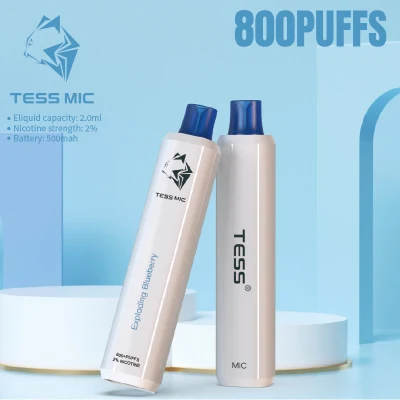 Оптовые 800puffs 2ml TPD Juice Vaporizer Pod дешевой одноразовой формы