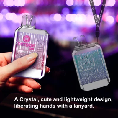  Новый оптовый Tastetтуманный X800 800puffs одноразовый ящик Vape Crystal LED Flashflights, 2 мл, TPD, версия