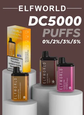  Vapetugboat Evo 4500 puffs против лучшего одноразового Vape 2022 Elf World DC5000 Puff Disposable Vape Pen Style E-Cigarette 15 Bc5000 Китай Электронный сигарет