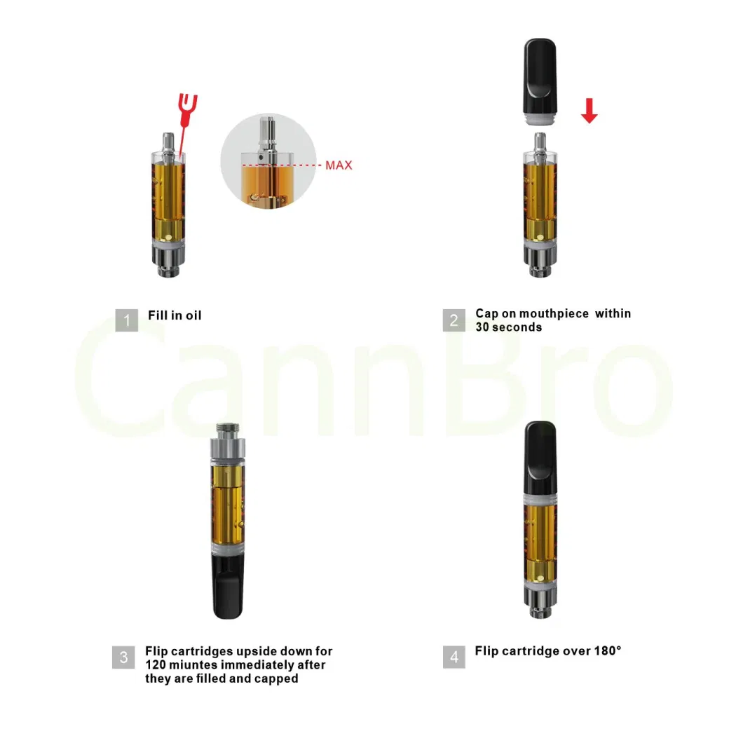 Cannbro Wholesale Refillable Ceramic All Glass Runtz Fryd Wax D8 510 T Packwoods Dabwoods 1ml Tko Disposable Packaging Hhc Oil Empty Vape Pen Cart Cartridge