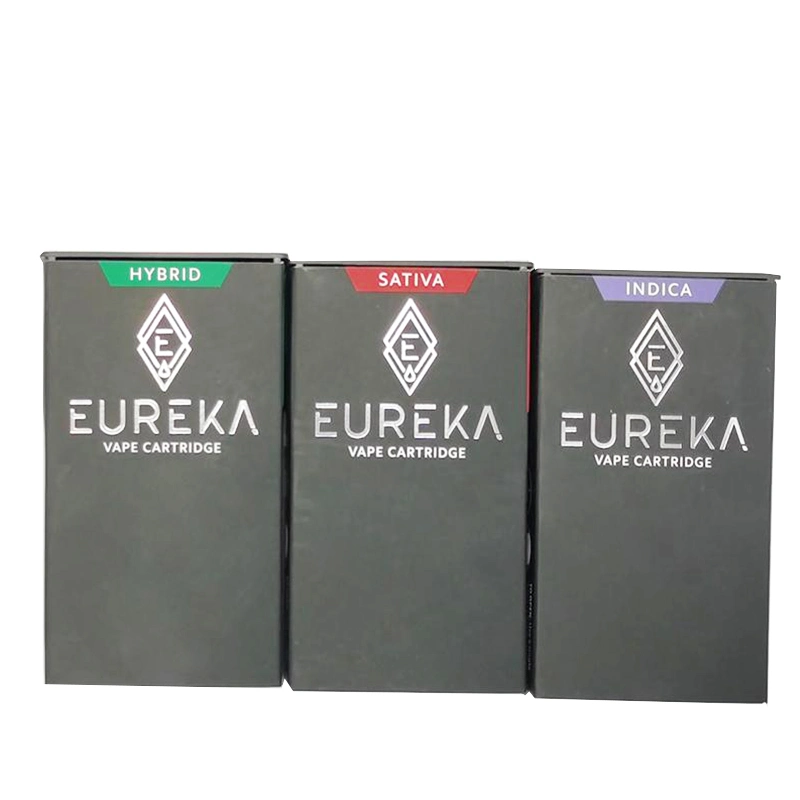 Eureka Clear Vape Pen Cartridges 0.8ml Glass Tank Ceramic Coil 510 Thread Thick Oil Atomizer E Cigarette Vaporizer Carts Vape