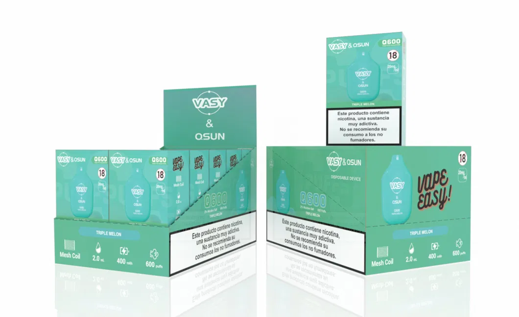 Lostmary Vasy Q600 20mg Strawberry Raspberry Disposable Vape 600 Puffs