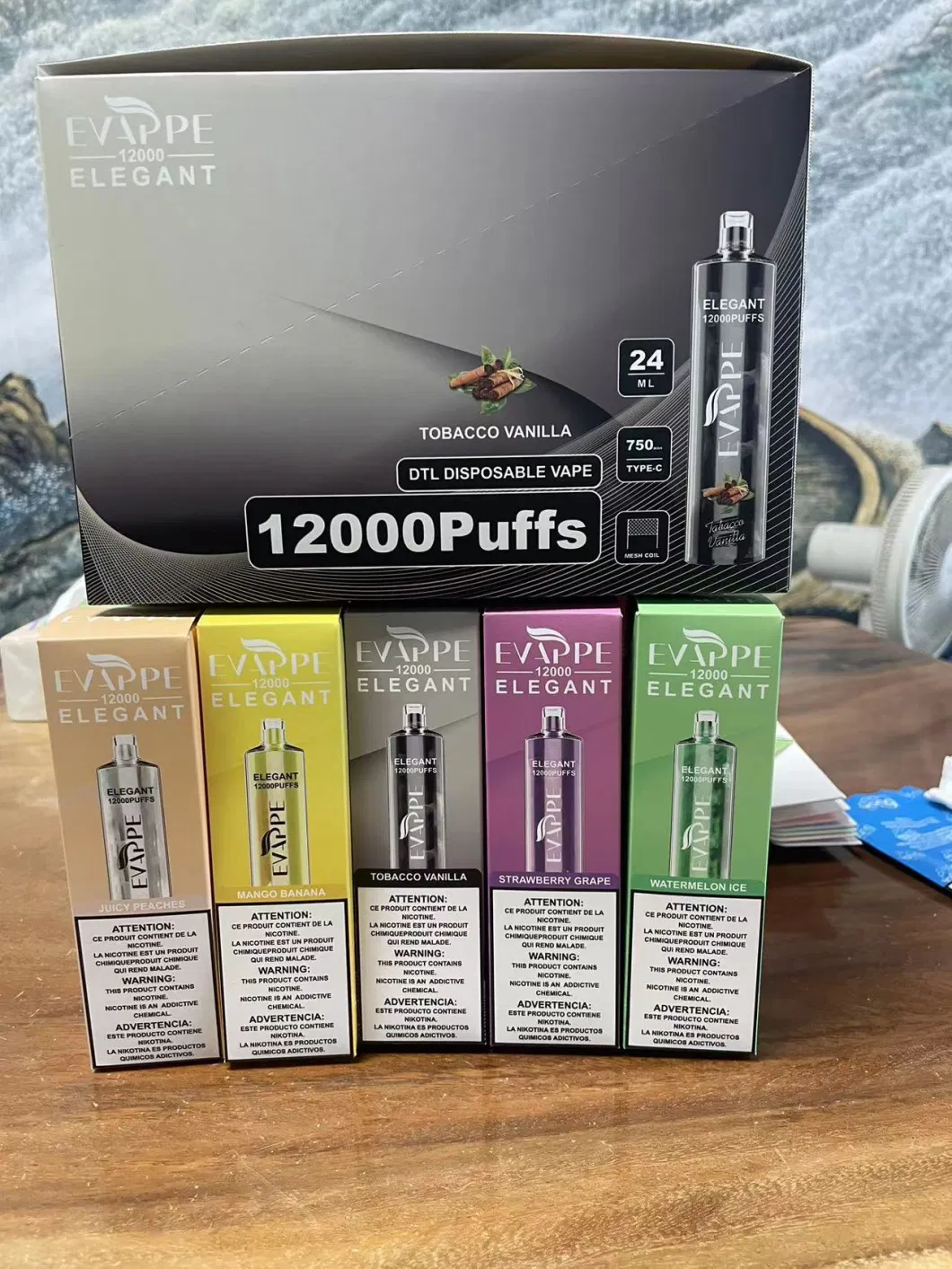 Wholesale I Vape Vape EU Warehouse Original Brand Jnr Shisha Hookah 12000/15000 Puffs Disposable Vape Pen 20 Flavors Rechargeable Electronic Cigarette