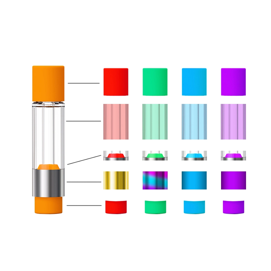 Custom Packaging 510 Thread Empty All Glass Thick Oil Vape Cartridge 0.5ml 1ml 2ml