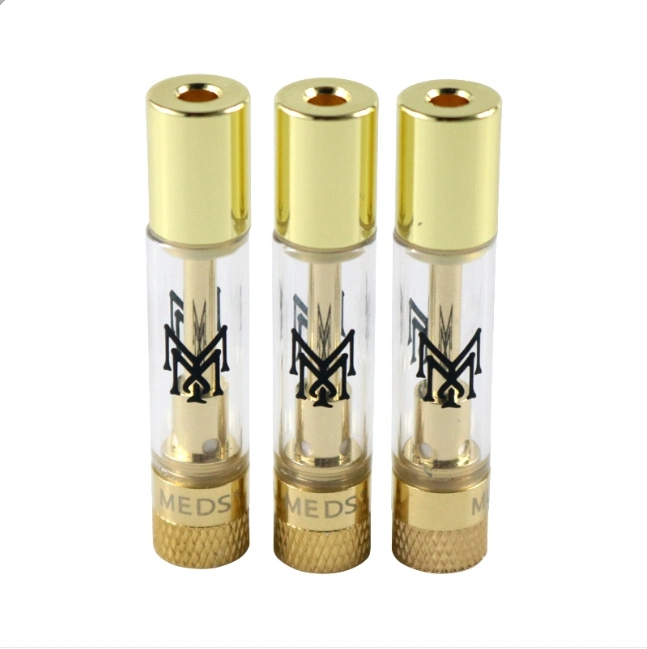 Hot Selling in Mexico 510 Disposable Vape Pen 0.8ml 1ml Muha Meds Cartridge E-Cigarette Vaporizer mm Carts