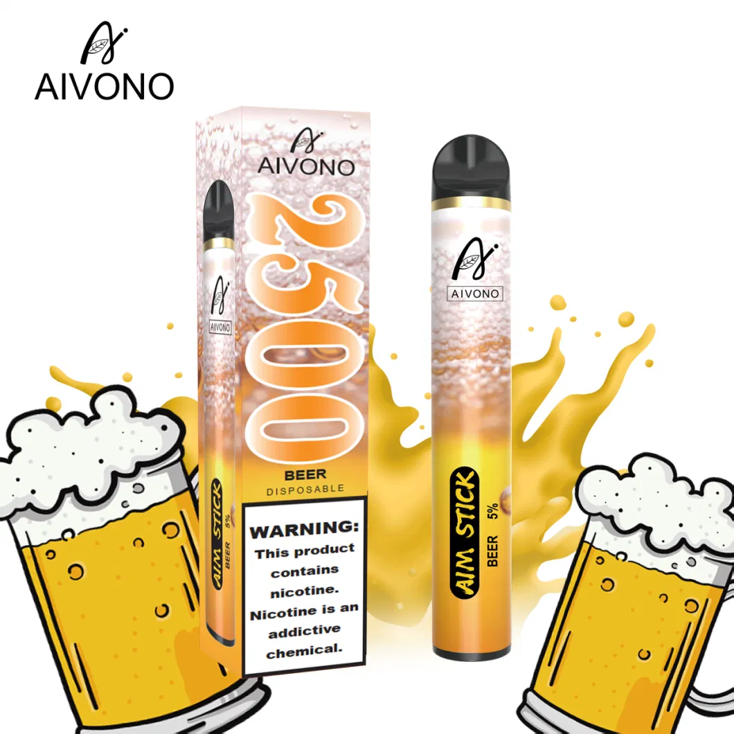 Aivono Disposable Vape Pen Aim Stick 2500puffs 16flavors Vs Bang XXL /Disposable E-Cigarette OEM