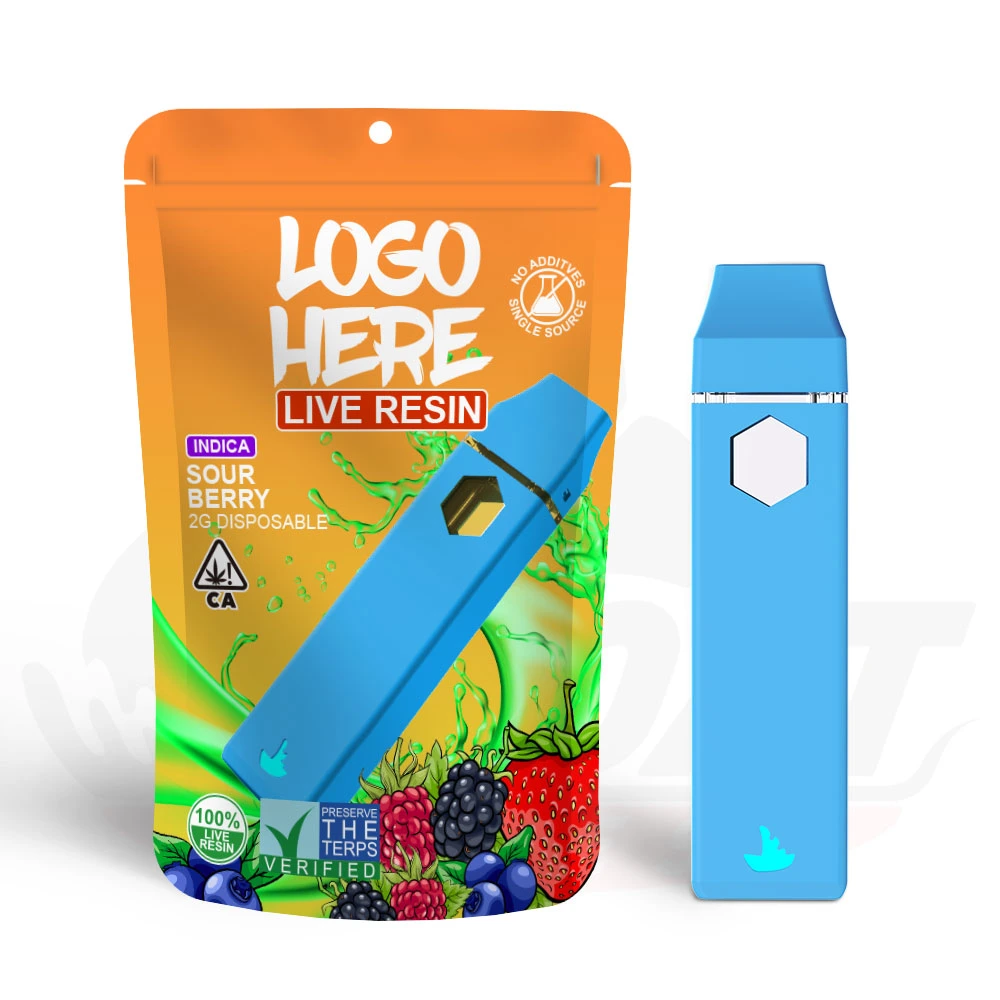 Customize Empty Diposable Vape Packman Pack Man 1st Gen Packaging 2ml 2.0ml 2000mg 2g 2 Grams Thick Oil Live Resin Ceramic Coil Smoking Disposable