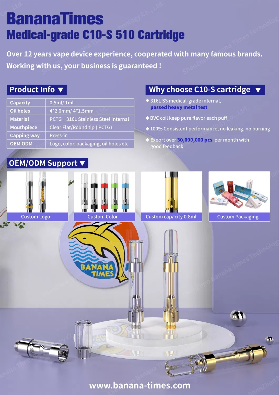 Oklahoma Cookie Original 1000mg Empty 1ml Disposable Hhc Live Resin/Rosin Thick Oil Cakes CB.D Vape Pen Cartridge Carts Childproof 0.5ml CB.D Ceramic Vape Carts