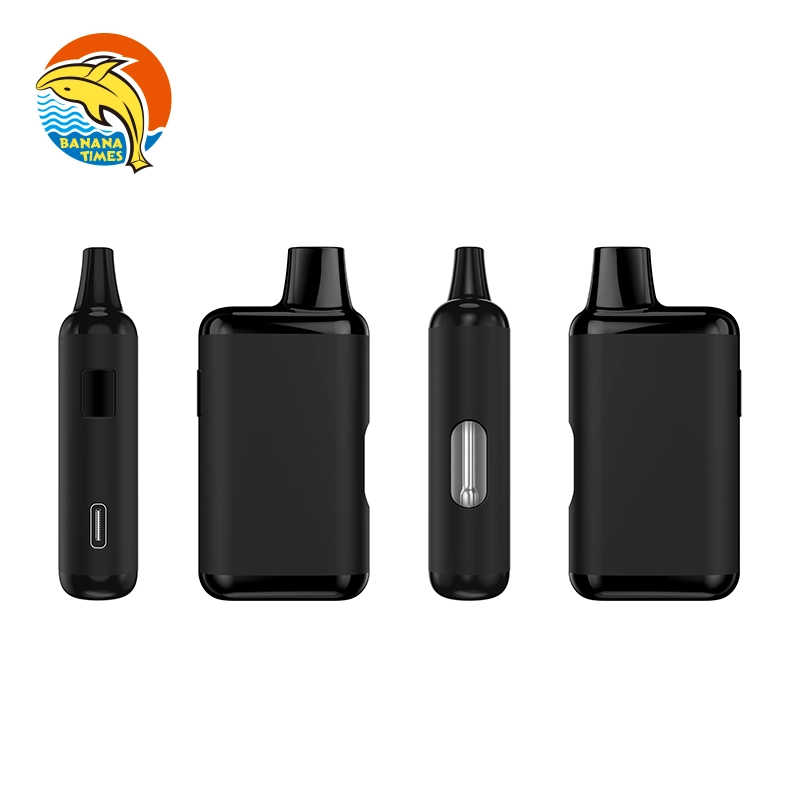 OEM Logo Factory Price Empty 1ml 2ml 3ml 4ml Transparent Oil Tank Vape Device H4 Hhc Thick Oil E-Cigarette Preheat Mod Disposable Vape