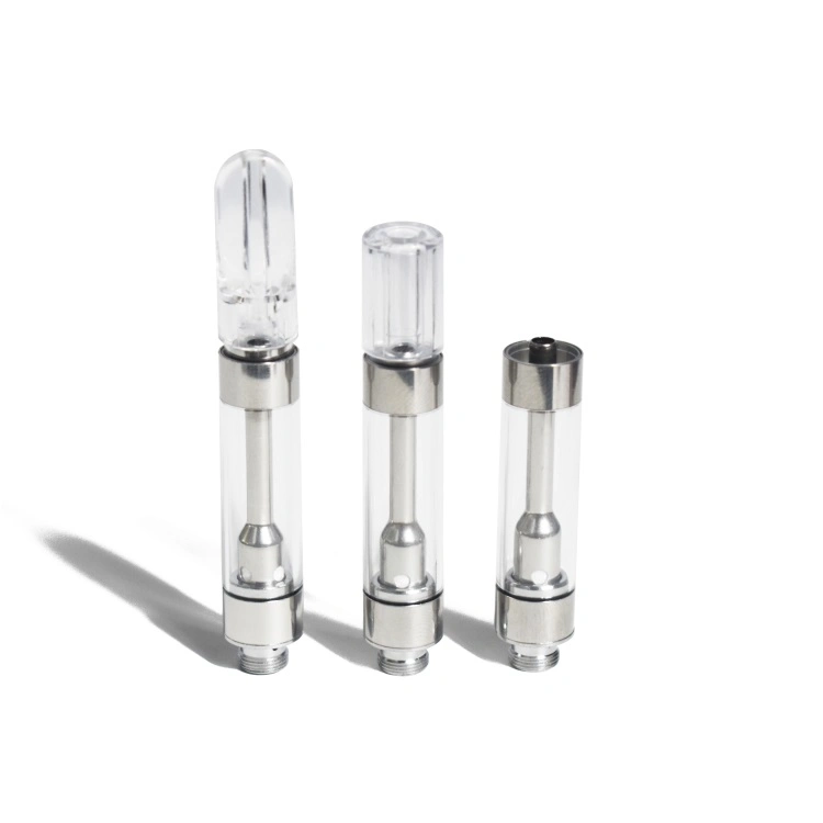 Best Quality E-Cig 510 Thread 0.5ml 1ml Ceramic Coil Glass Tank SS316 Disposable Atomizer Vape Pen Cartridge