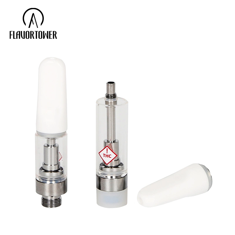 Full Glass Empty Device Oil 1ml Cartridge 510 Thread Vape Atomizer