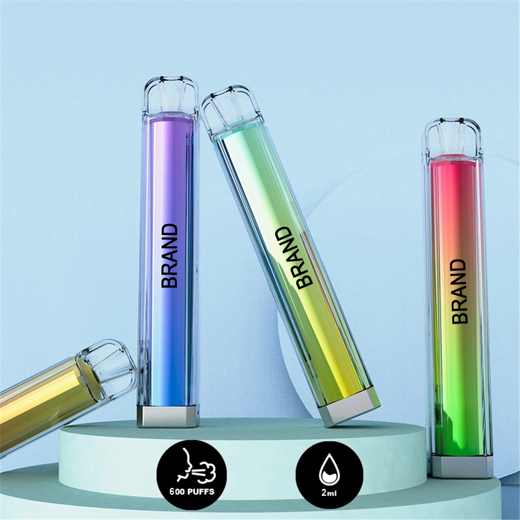 Best Malaysia LED Light OEM 600 800 Puff Puffs 2ml 0mg No None 0 Zero Without Nicotine Free Smoke Desechables Disposable Desechable Pod Vape