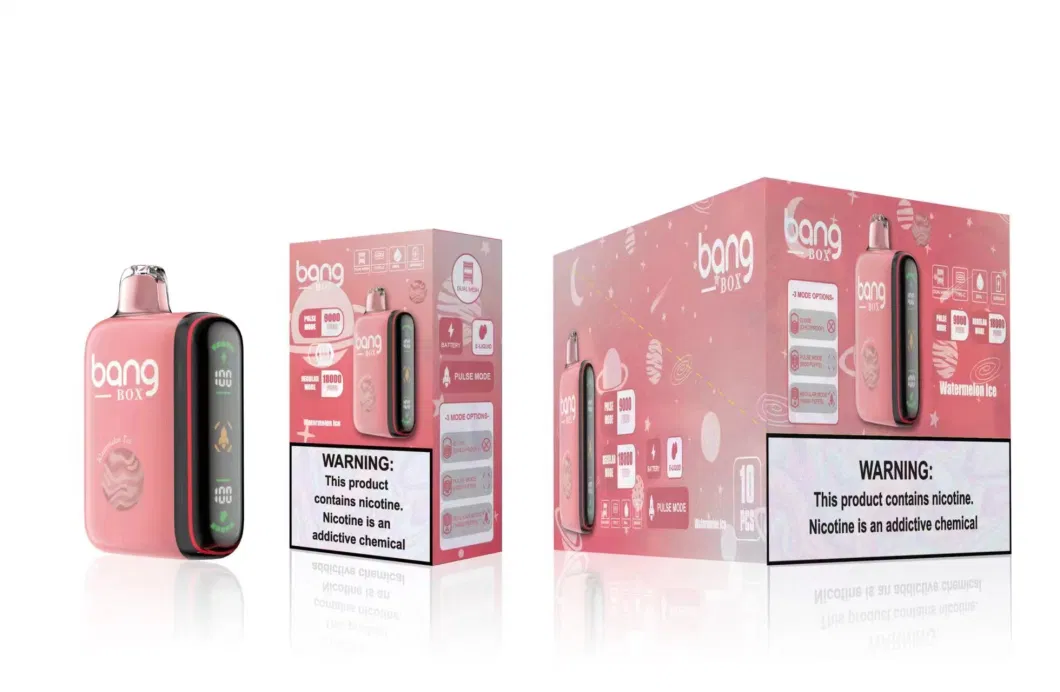 Bang Box 18000 Puff Hot Selling Zbood Ammo De6000 Jelly Pilot Pods Xtra Pen Cartridge Dispsoable Vape