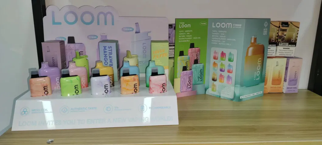 Loom T7000 Wholesale I Vape Good Taste E Cigarette 7000puffs Factory Disposable Vape