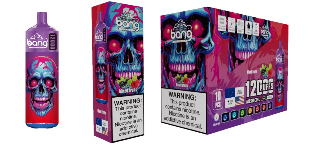 New Bang Box 12000 Puffs Vs Tornado 9000 10000 Puff Bar E Cigarette Rechargeable Vaper China Wholesale I Vape Tornado 12000 Bang XXL Disposable Vape Pen