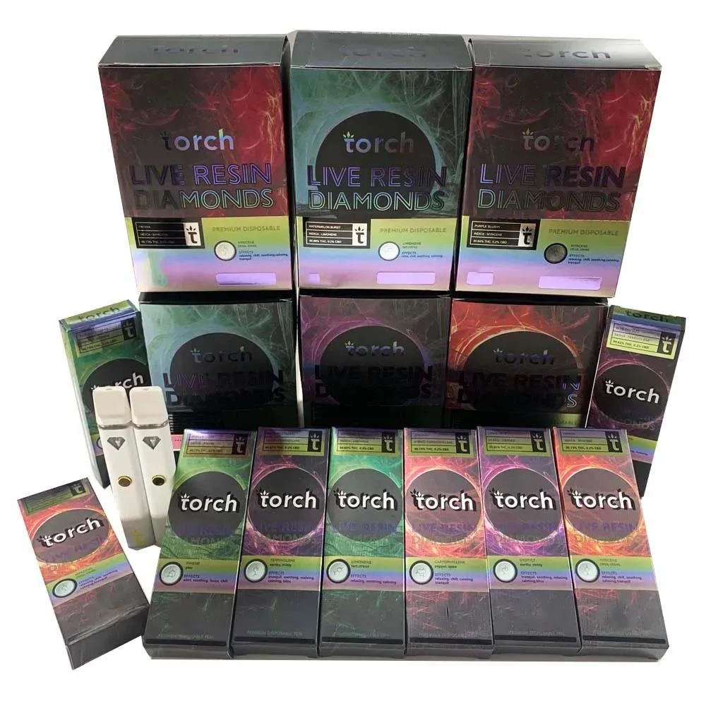 High Quality Disposable Vape Pen Empty Pods Vape Cartridge Rechargeable Start Kits Thick Oil Vapes 2ml Packwoods Torch Diamond Vape