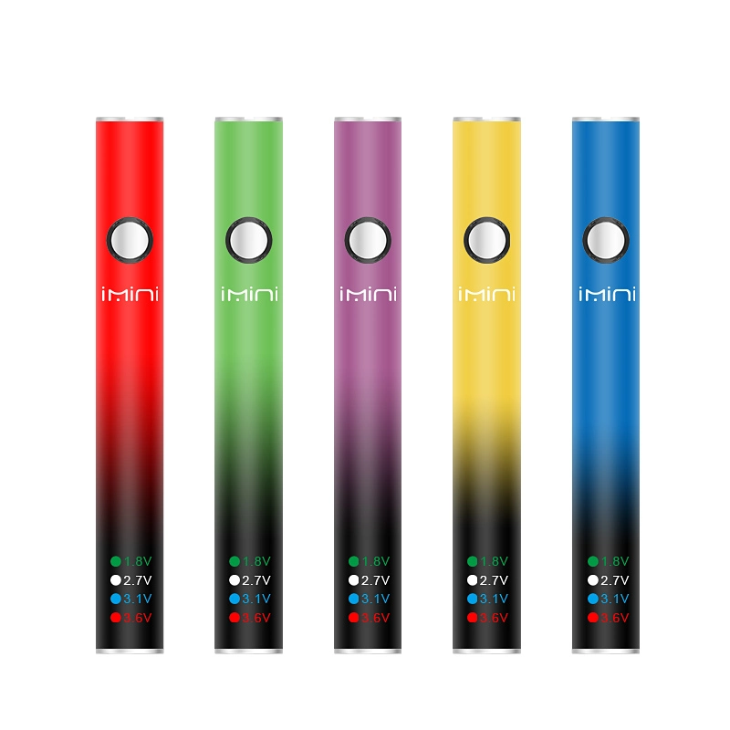 Wholesale High Quality Preating Rechargeable Vape Battery 380mAh 510 Thread D8 Thick Oil Vape Battery