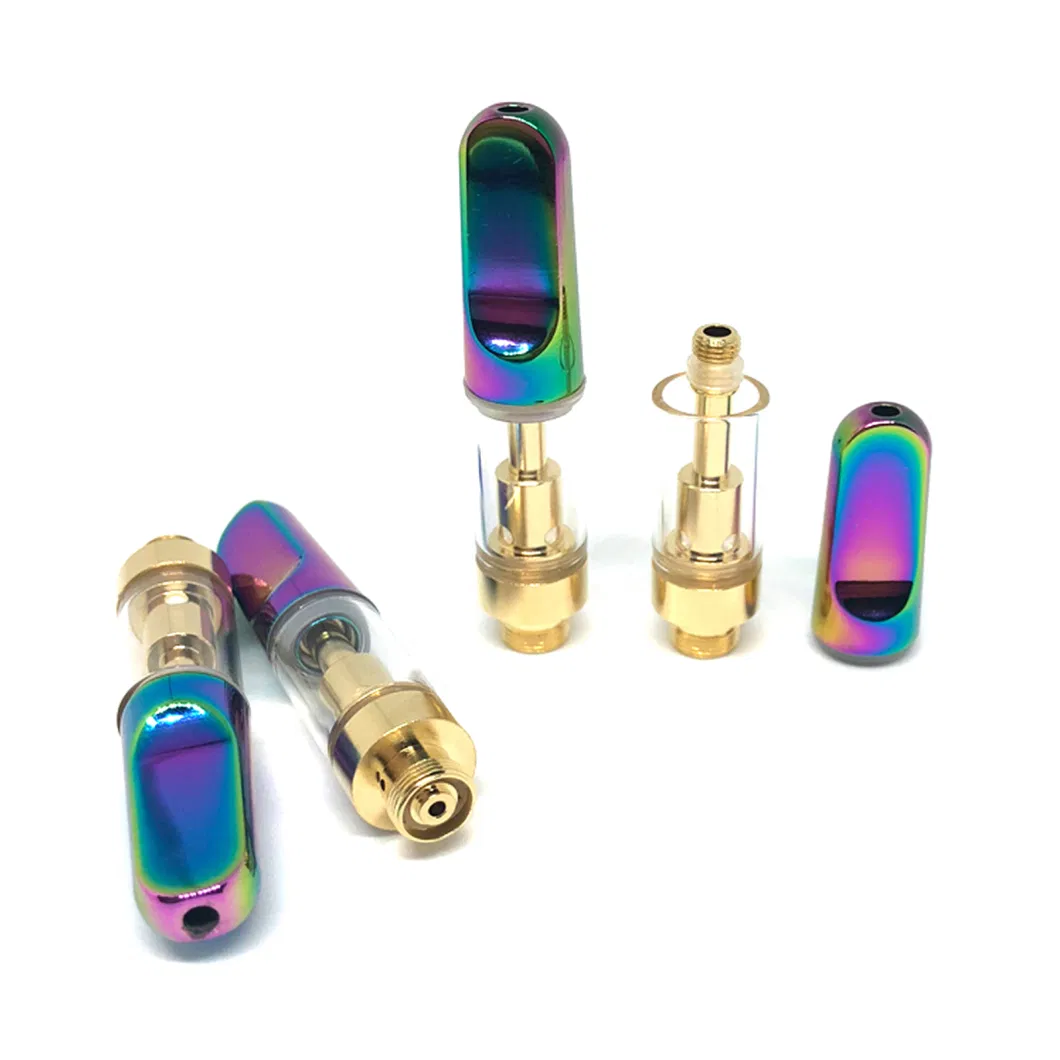 Whoslesale OEM Empty Ceramic Disposable Packaging 510 Thread Vaporizer Kit 0.5ml 1ml Hhc Thick Oil Atomizer All Glass Carts Refillable Wax Vape Pen Cartridge