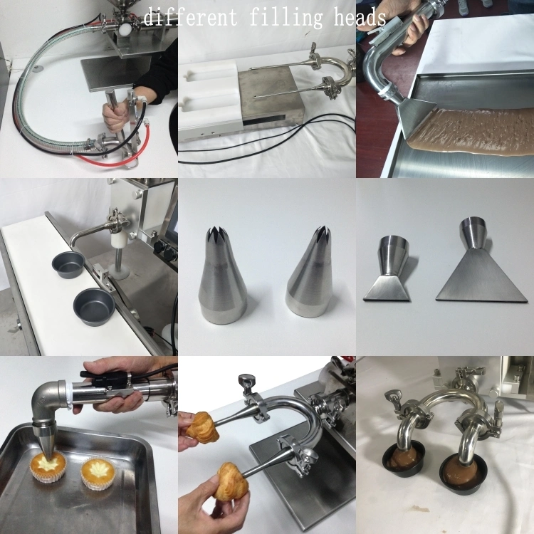 Puff Pastry Filling Machine Cake Batter Fruit Jam Filling Depositor Machine