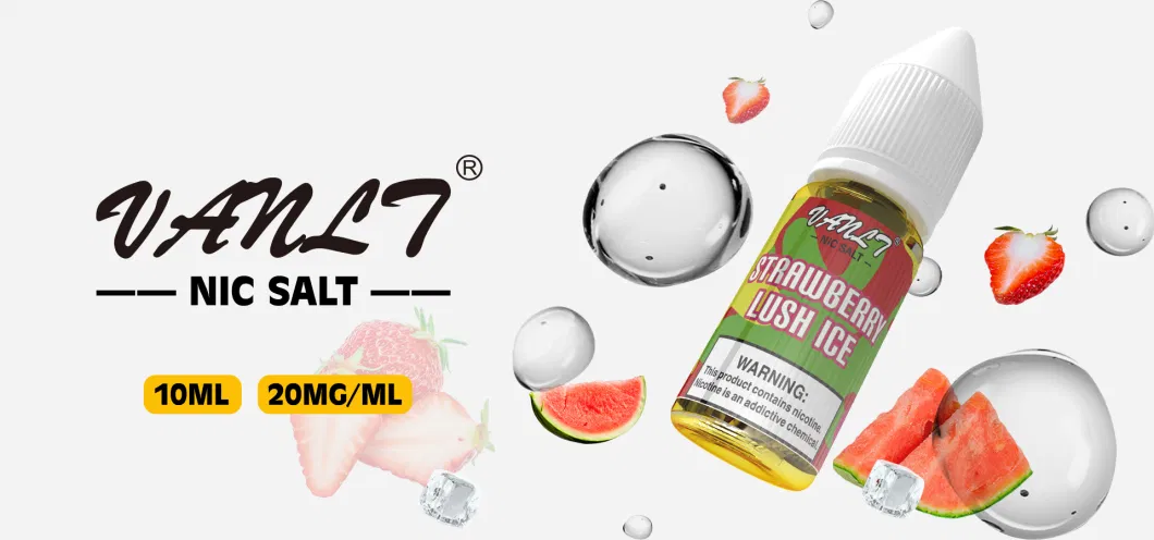 Tpd Compliant High Quality 10ml/20ml/30ml/50ml E Liquid 0mg 10mg 20mg Salt Nicotine