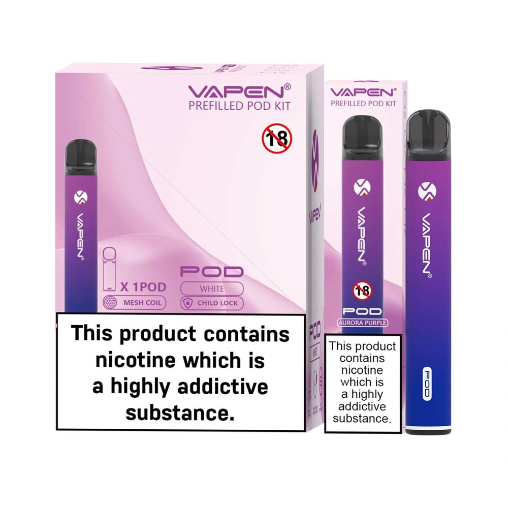 New Mini Disposable Vape Rechargeable Replaceable Pod System E Cigarette Vape Vapen Pre-Filled Pod Kit 2ml Tpd Mhra Certified Germany Spain Wholesale Vapes