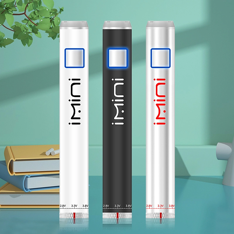 Imini C10 Twist 650mAh Cartridge Battery Vape Pen 1.8-4.2V Preheat 650mAh Adjust Voltage Preheat Battery with Bottom Spinner Ring