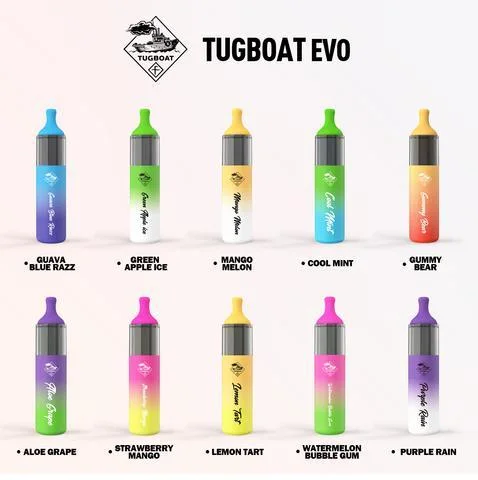 Hookah Shisha Pen Price The Purest and Strongest Flavor Production Tugboat Evo 4500 Puffs Disposable Vape