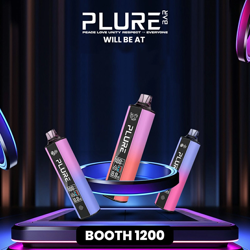 Wholesale Vaper Plure Bar 8000 Puff New Disposable Vape Refillable 10ml Juice Reference Fob Price