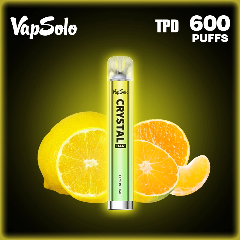 New Design Juice Head Disposable Free Vape Pen Starter Kit Puff Vapesolor 600 Crystal Finish Disposable Vape