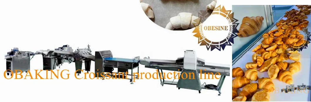 Large Puff Pastries Dough Laminating Machine for Industrial Croissant Line