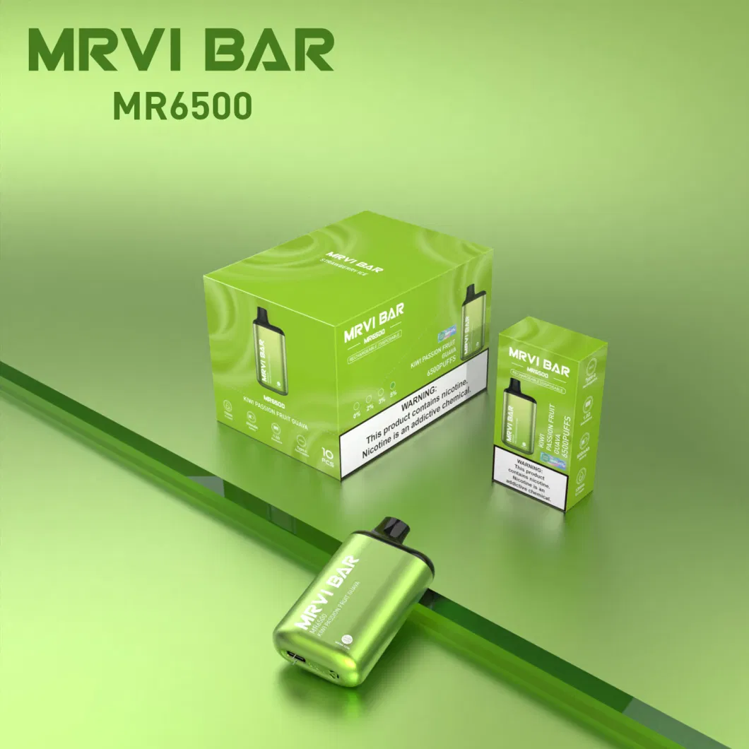 2023 Best OEM Customized Mrvi Bar 6500 Puffs Disposable Vape Pen E Cigarette Kit Vs Razz Bars Eflworld