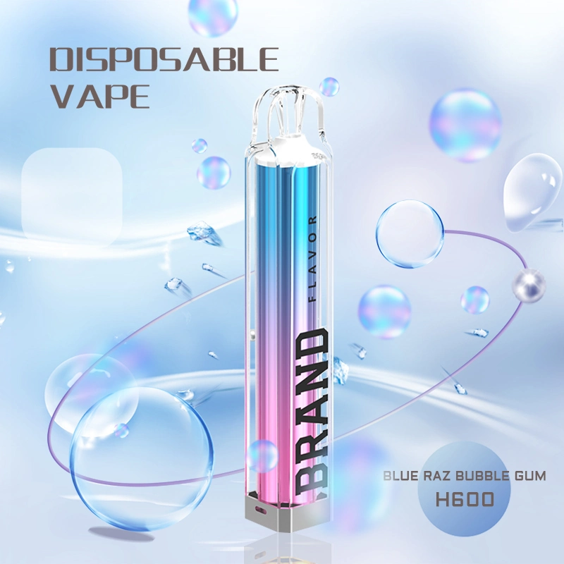 China Wholesale OEM Tpd Ecid E-Cigarette 2ml 600 800 Puffs Fremelx Vaper Empty Pen Style Crystal Disposable Vape with LED Flashlight in Europe Spain UK