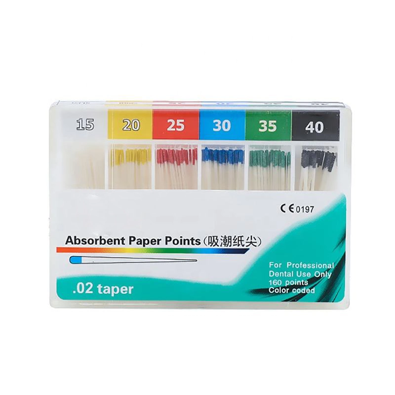 Dental Absorbent Paper Points Root Canal Endodontics Cotton Fiber Tips