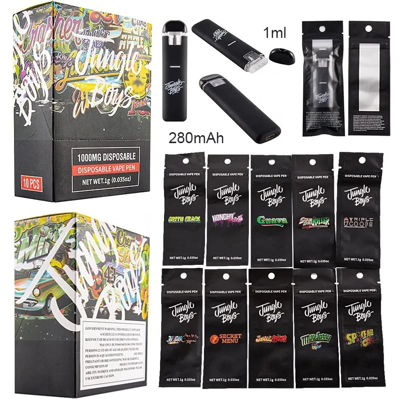 Jungle Boys E Cigarettes with 280mAh Battery Packman Dabwoods Packwoods Runty Disposable Vape with Packing