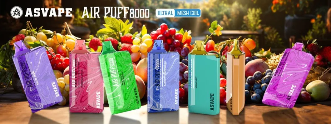 Blue Razz Lemon Asvape Air 8000 Disposable E-Cigarette