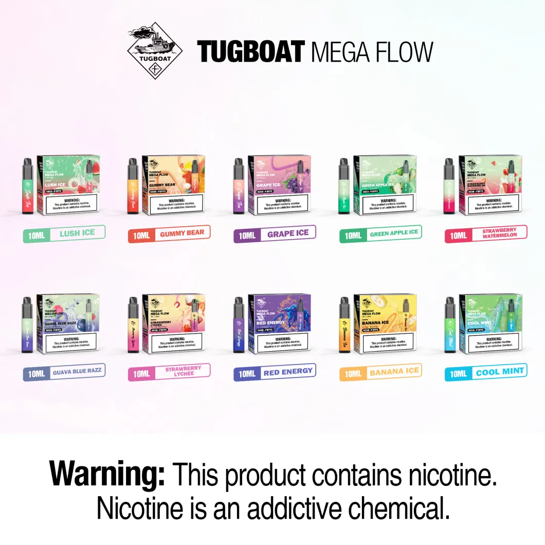 Tugboat Mega Flow 4000 Puffs Disposable Vape