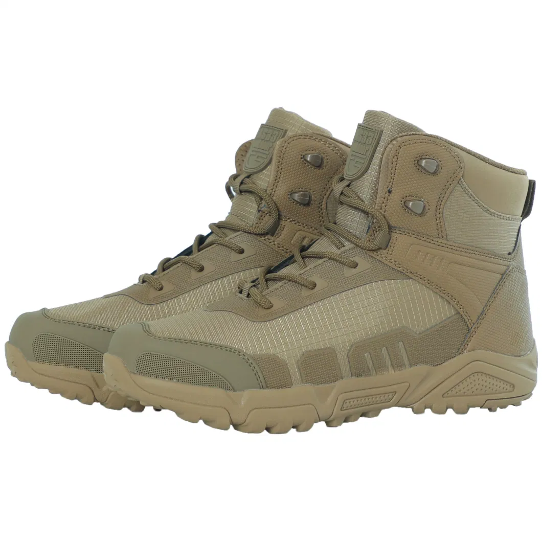 Outdoor Desert Olive Rubber Hiking Waterproof Delta Breathable Tactical Military Combat Boot
