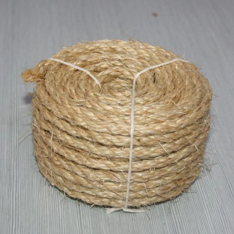 100% Natural Twisted Manila Sisal Sack Jute Hemp Twine Packing Rope