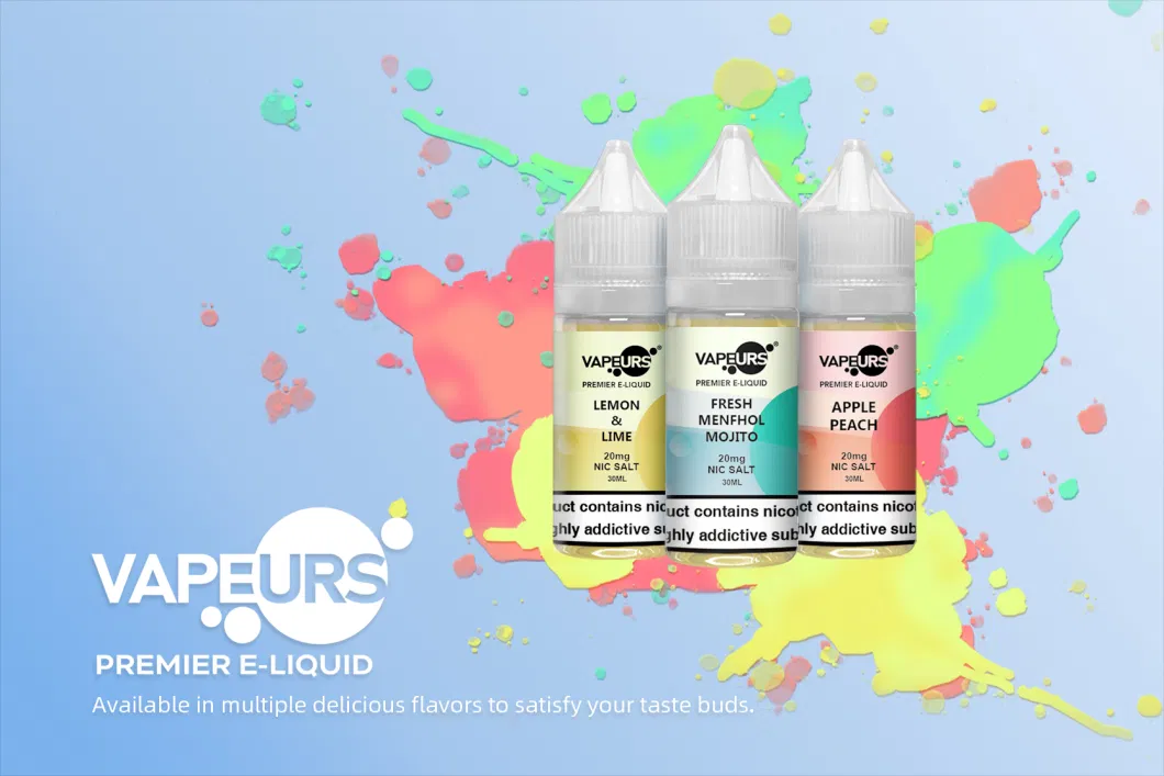 E Liquid for Disposable Vaporizer Cigarette Vapeurs 30ml 50mg Fruit Mixed Flavors E Liquid for Cartridges