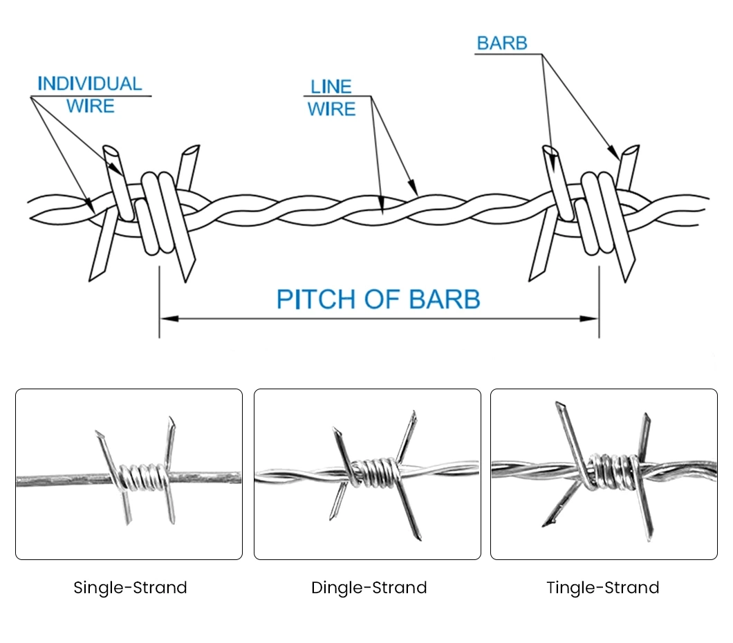 Hot-Dipped Galvanized Concertina Razor Barbed Wire 450mm Coil Bto-22