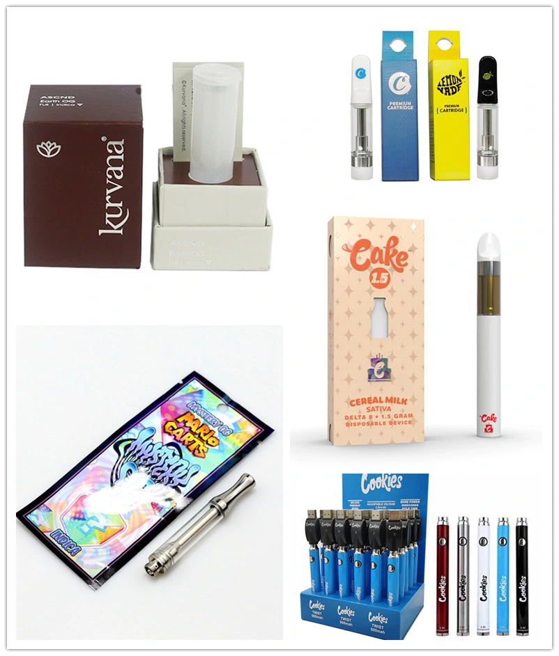 Eureka Press on Vape Cartridge Empty Oil Vaporizer 1ml Ceramic Press in Tip 510 Thread Wax Atomizer Pens