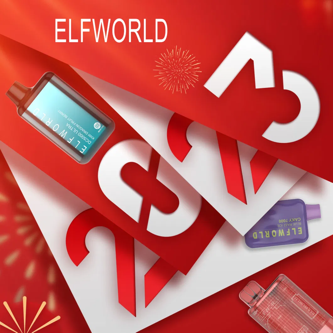 Disposable Vape Elfworld DC5000 Ultra Good Taste High Quality E-Cigarette Vape Box