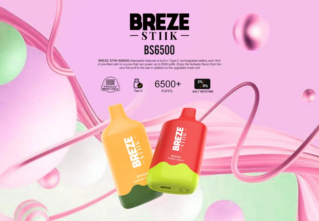 Wholesale Disposable I Vape Breze Stiik BS6500 Puffs Hotbox Vape