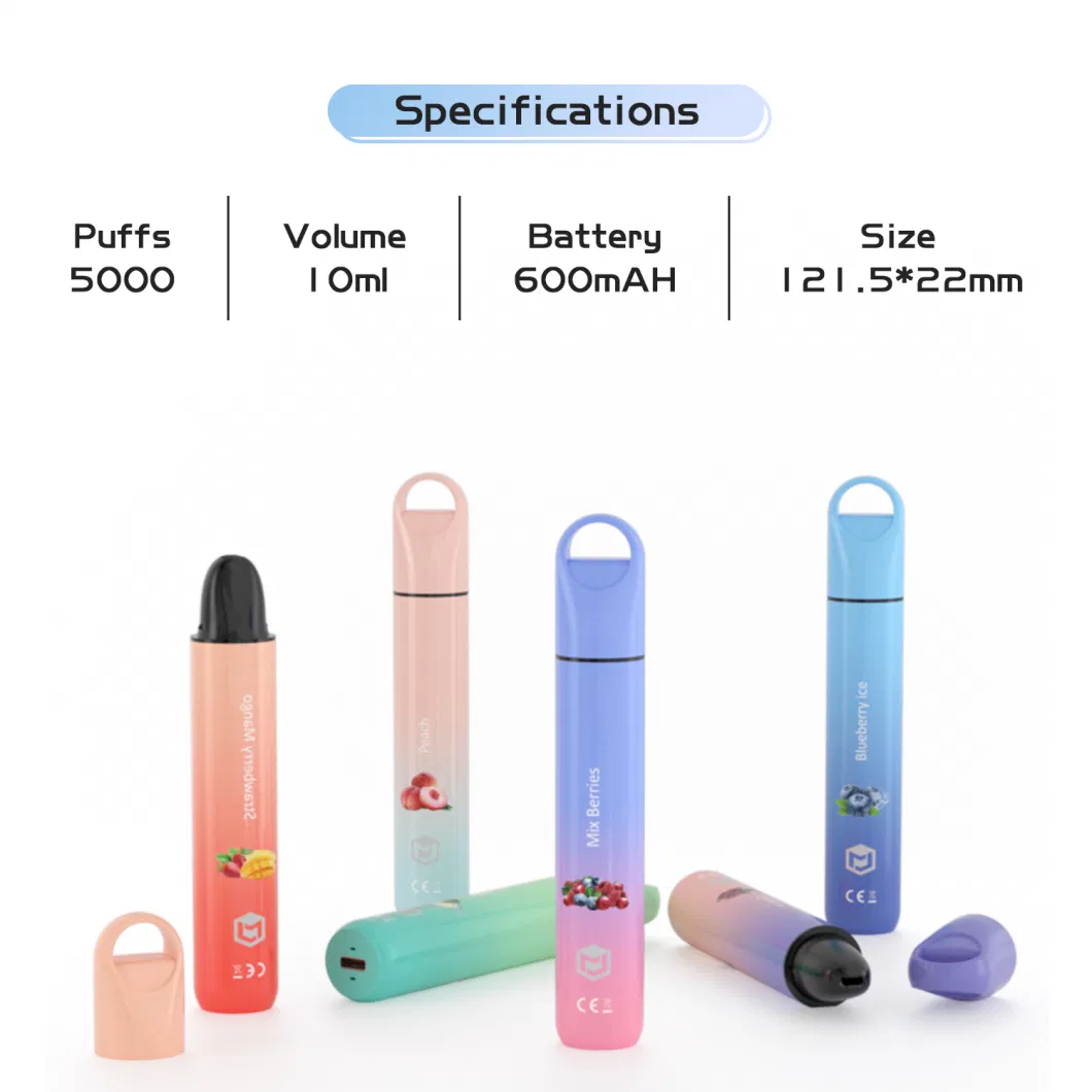 10ml Prefilled Nicotine Slat Oil Disposable Vape Pen Electronic Cigarette Vape Bar up to 7000 Puffs