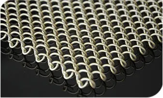 Decorative Stainless Steel Metal Mesh Curtain Metal Coil Drapery for Interior Curtains