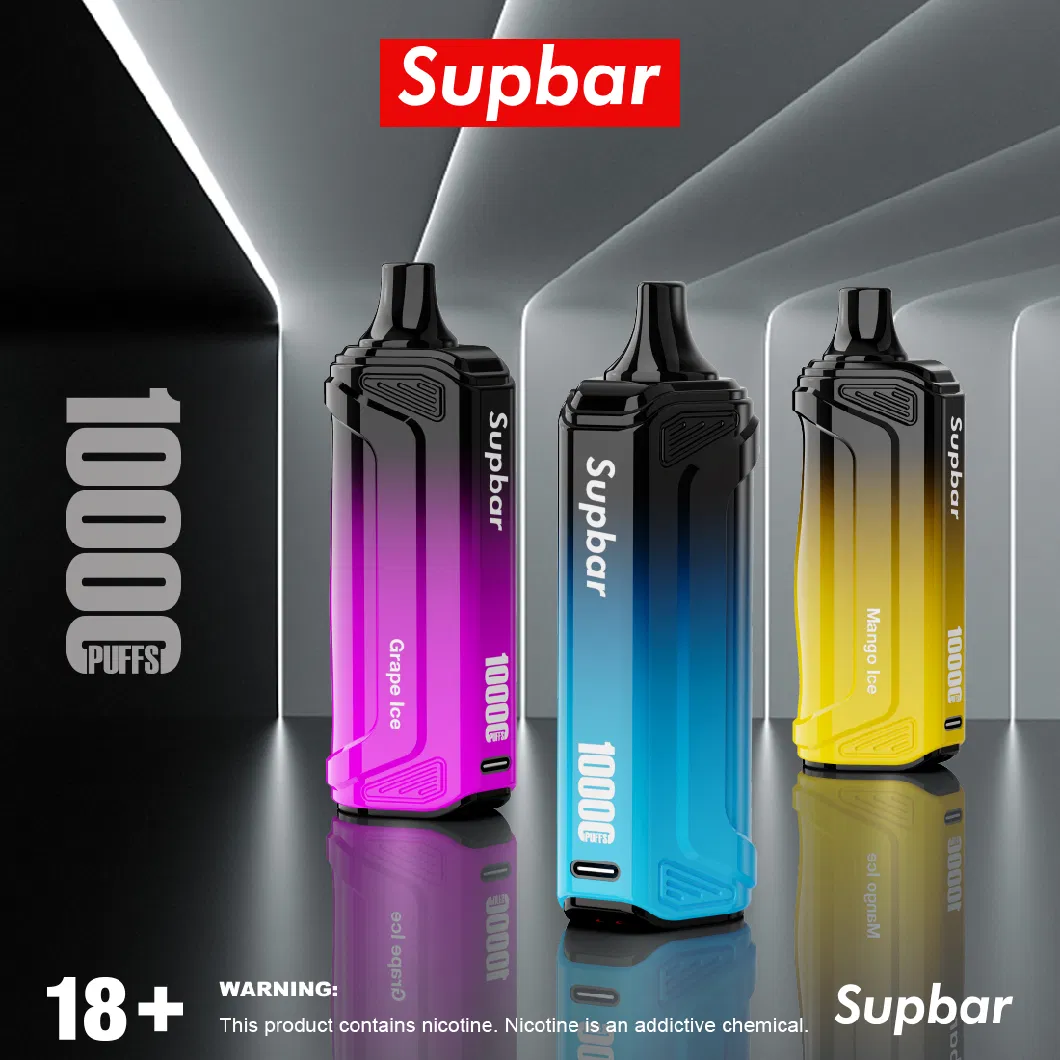 Supbar Mk 10000 Puffs Disposable Pod Box Disposable Vape Pen OEM E-Cigarette Bar Disposable Vape