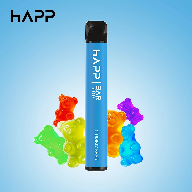 Vapride Online Shopping Happ 600 Puffs Wholesale Poland Electronic Cigarette Disposable Vape Pen